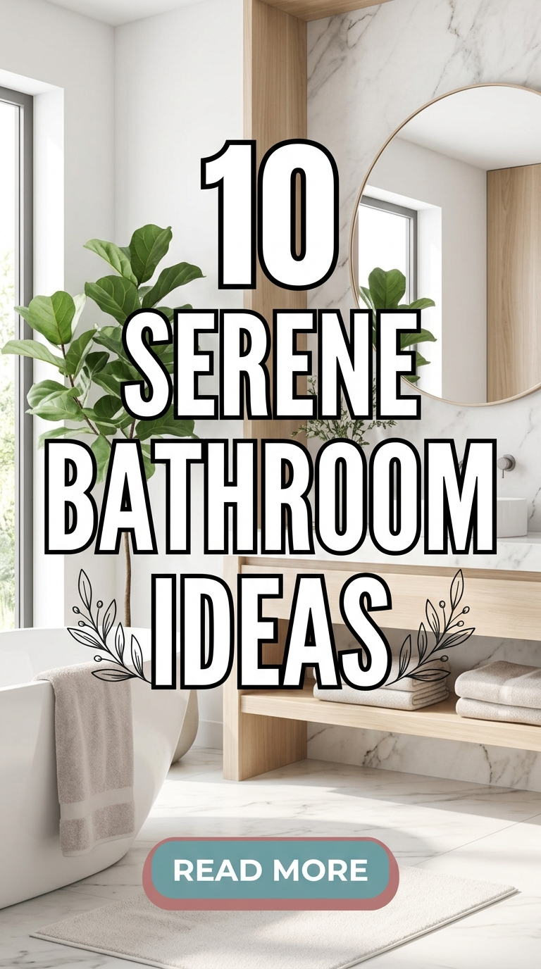 10 Serene Bathroom Ideas