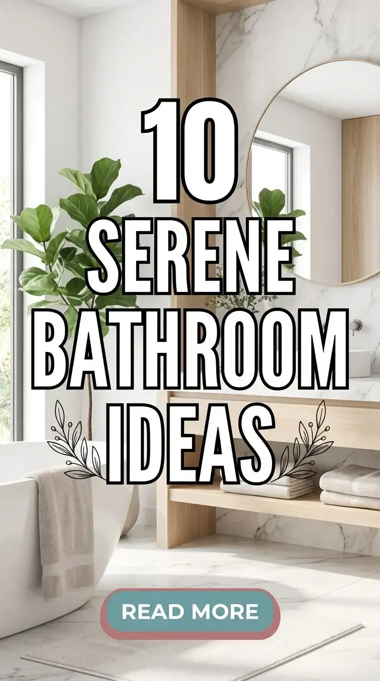 10 Serene Bathroom Ideas