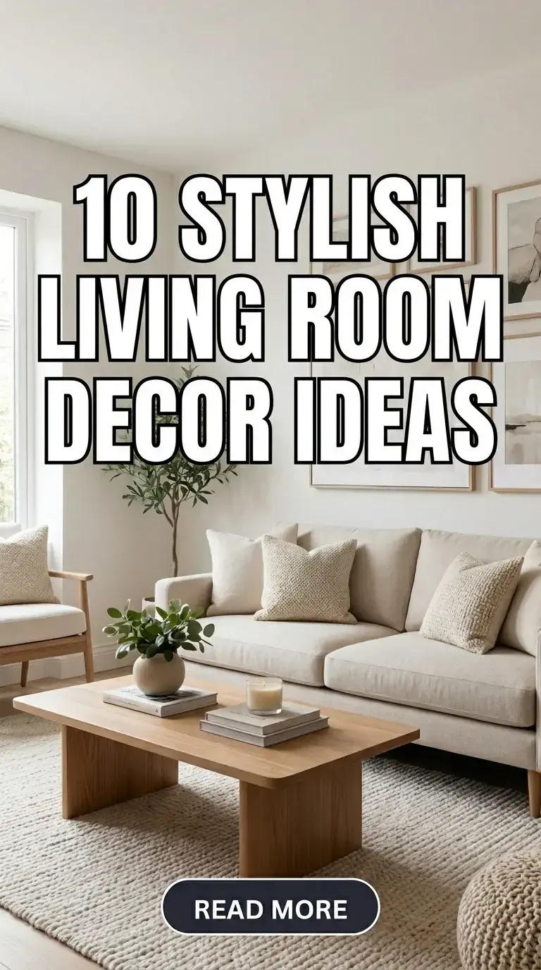 10 Stylish Living Room Decor Ideas to