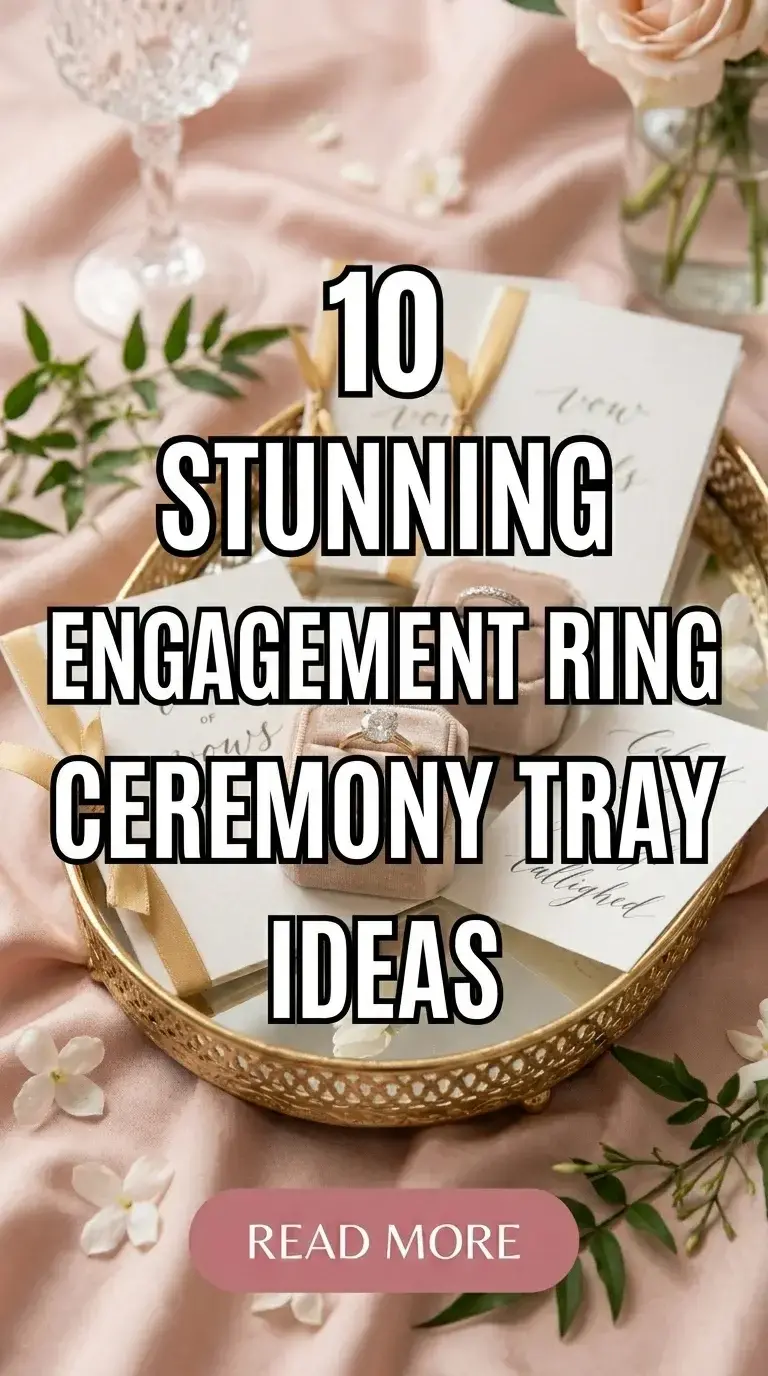 10 Stunning Engagement Ring Ceremony Tray Ideas