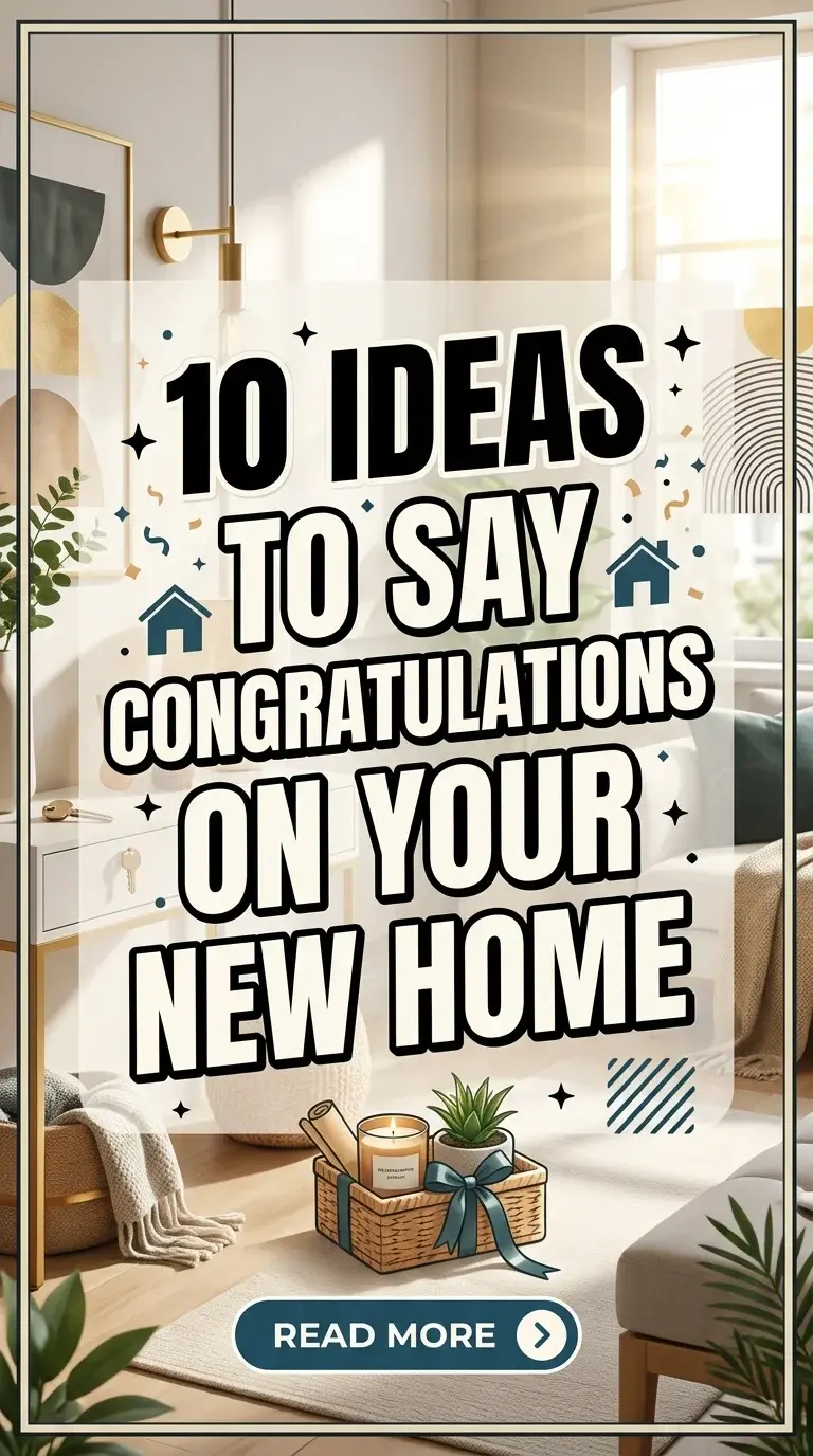 10 Ideas to Say Congratulations on Your New Home