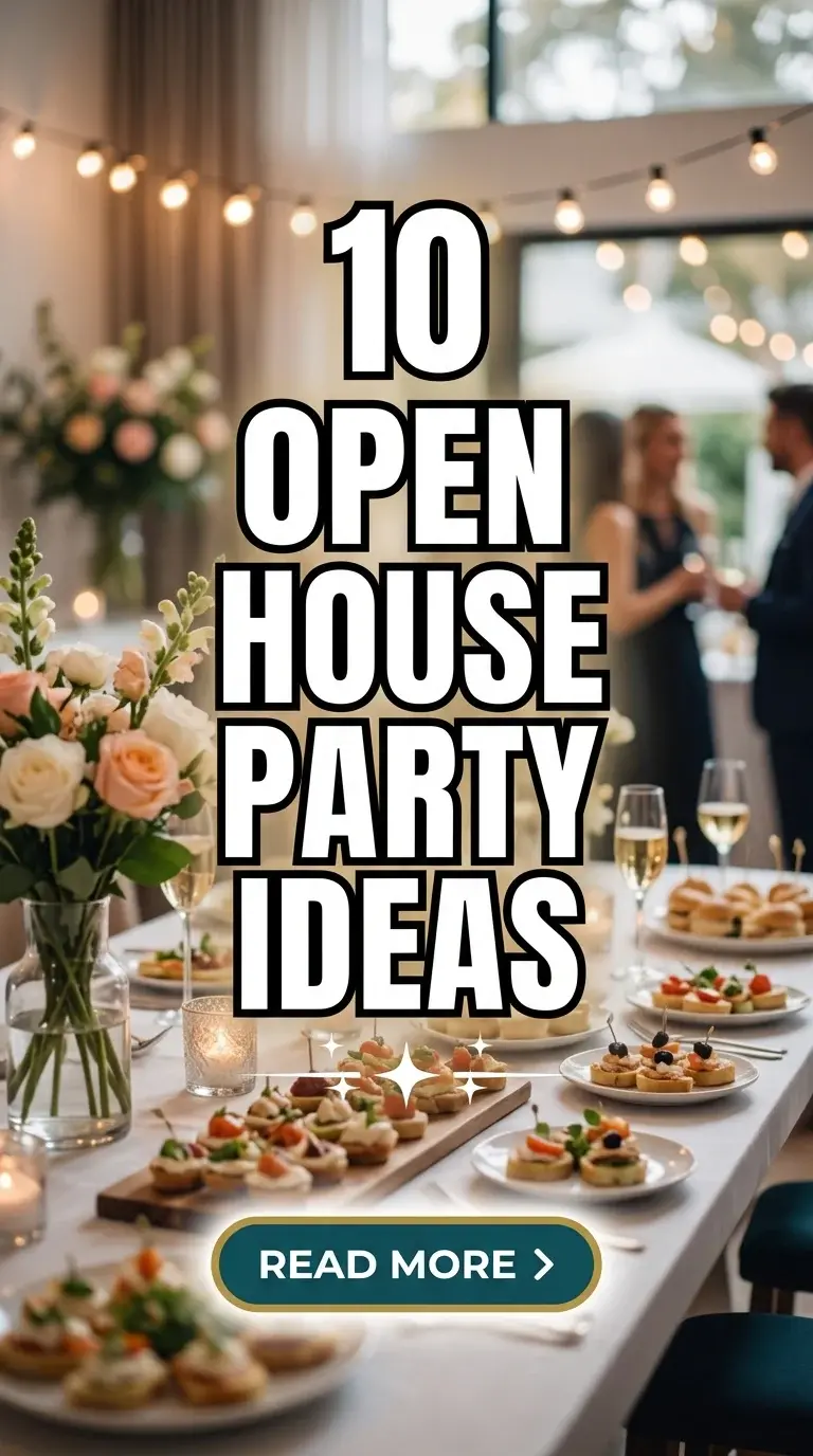 10 Open House Party Ideas