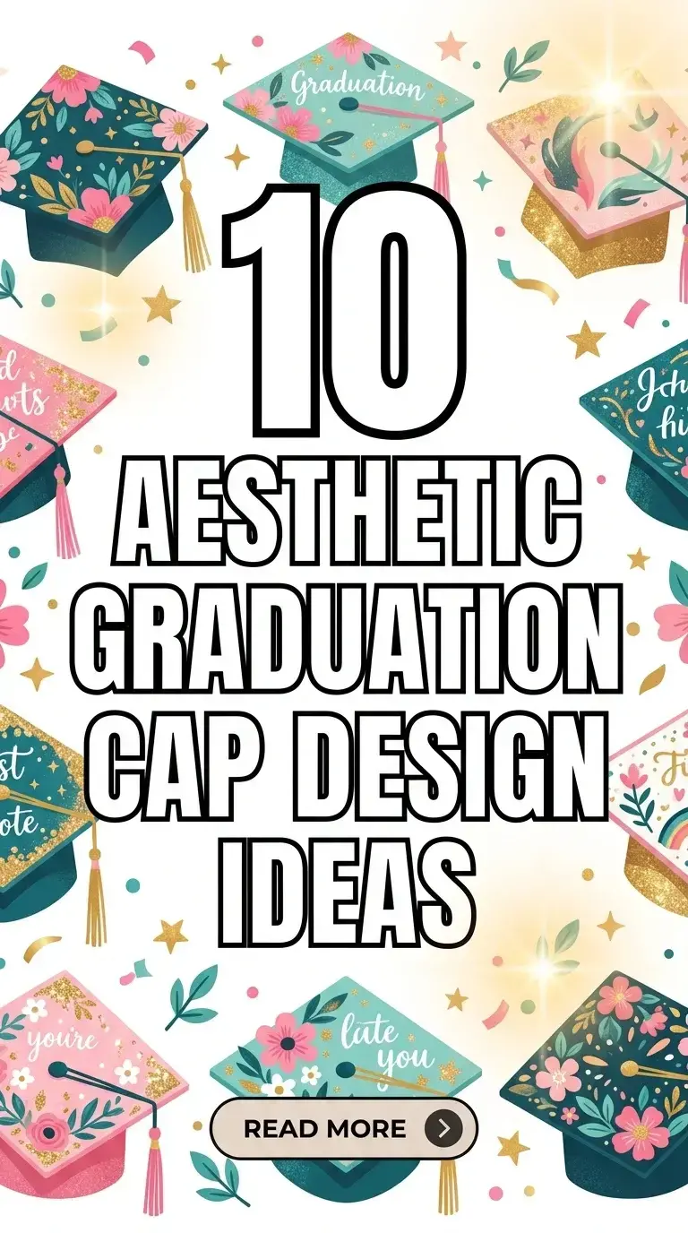 10 Aesthetic Graduation Cap Design Ideas