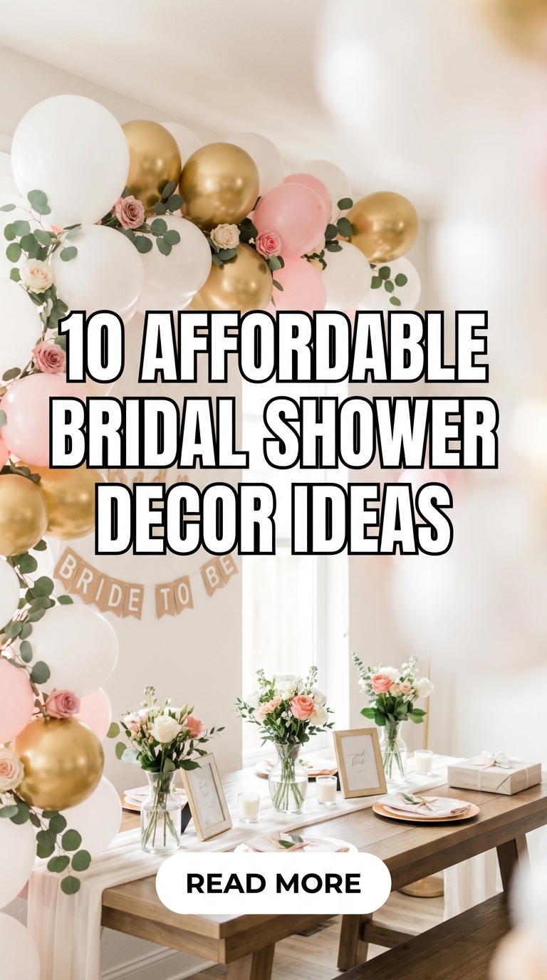 10 Affordable Bridal Shower Decor Ideas