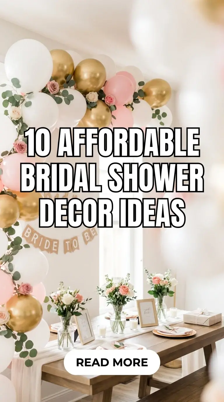 10 Affordable Bridal Shower Decor Ideas