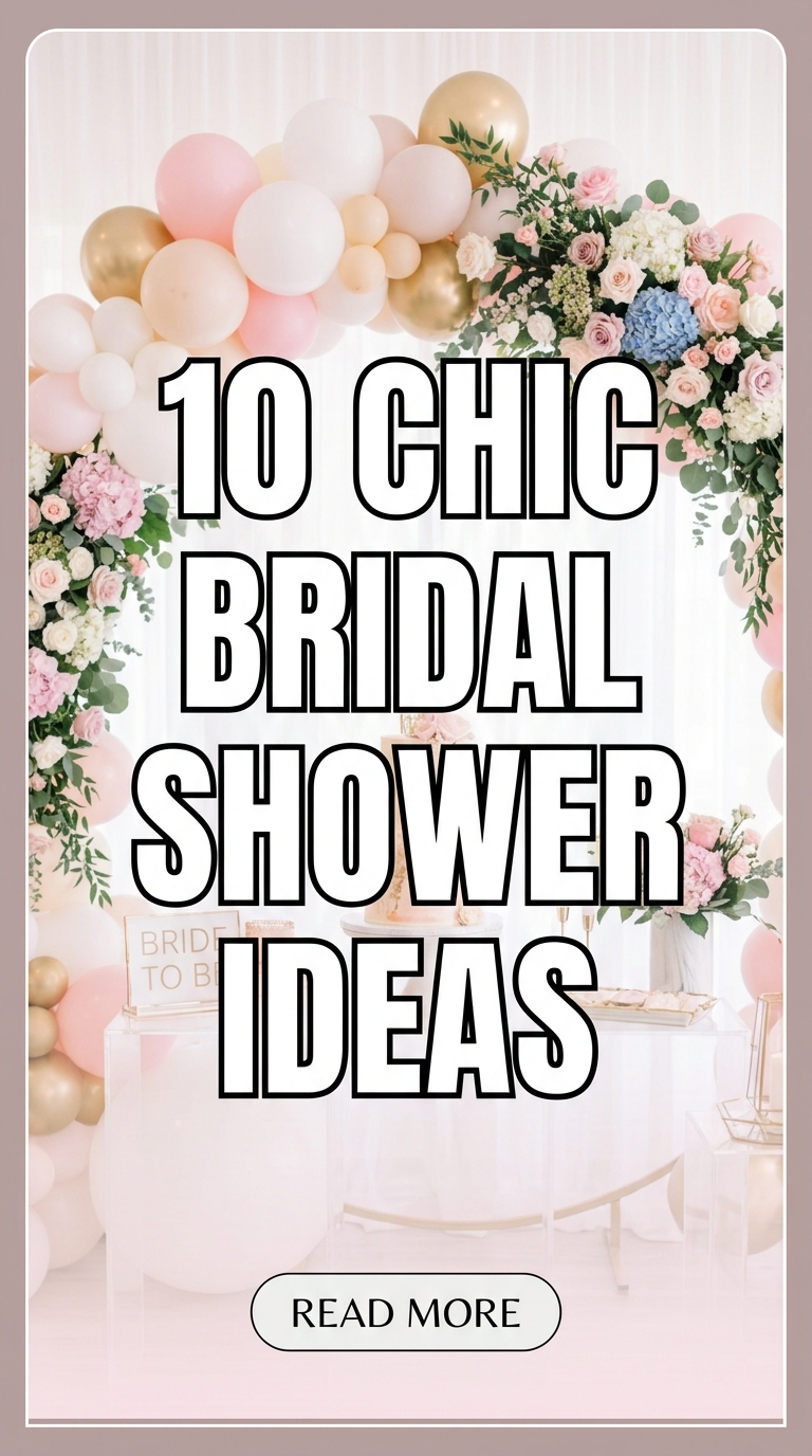 10 Chic Bridal Shower Ideas