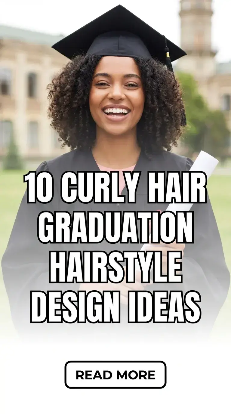 10 Curly Hair Graduation Hairstyle Design Ideas
