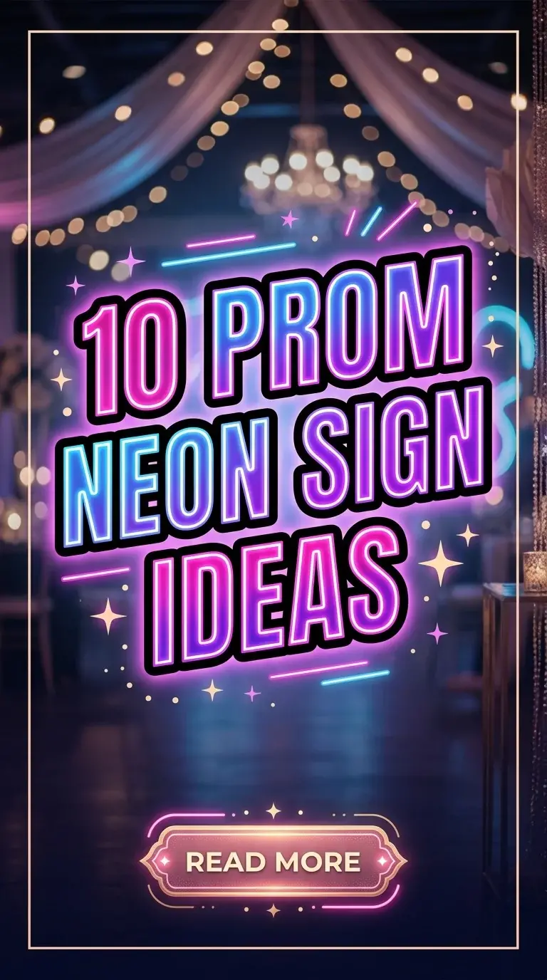 10 Prom Neon Sign Ideas