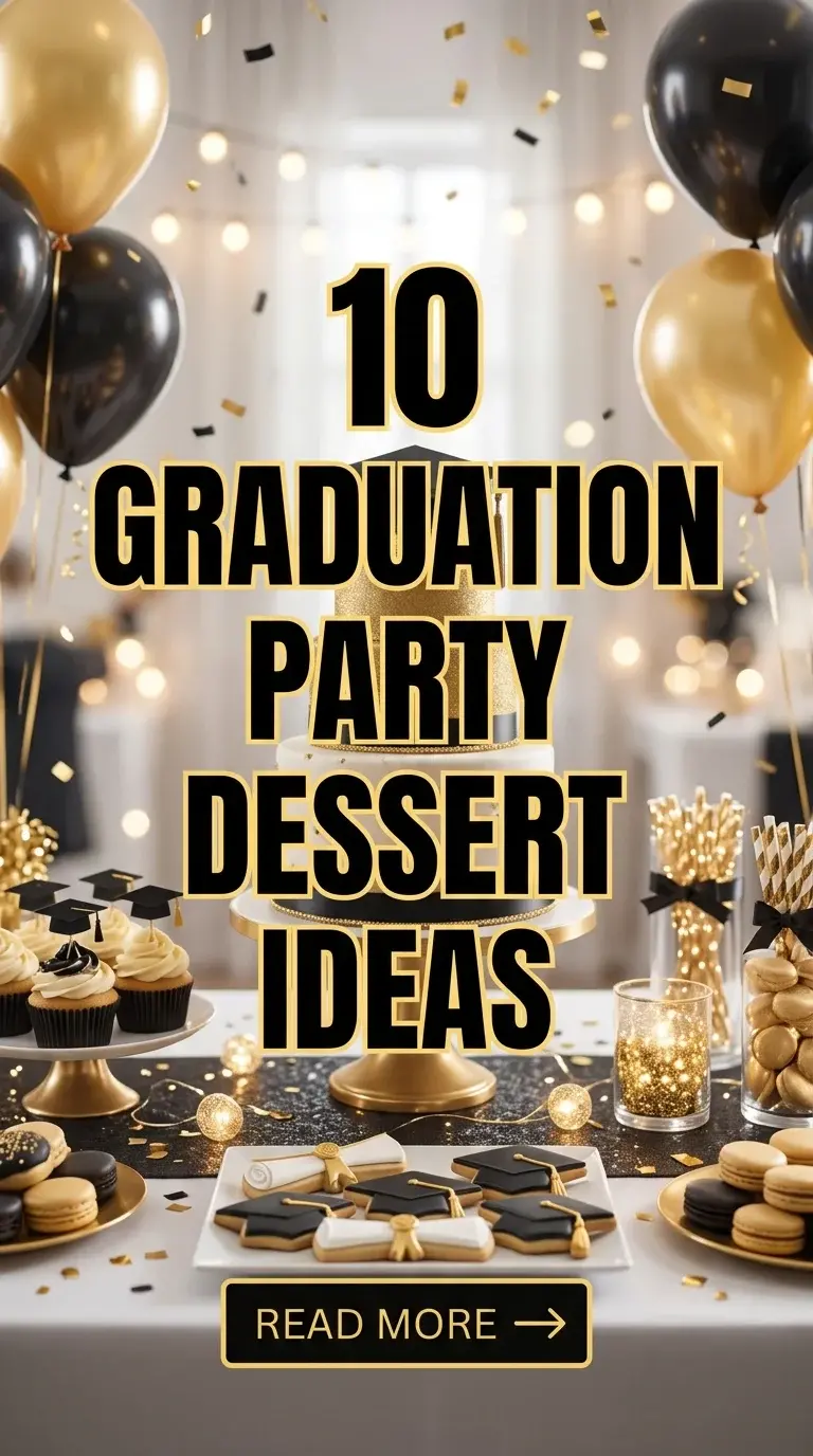 10 Graduation Party Dessert Ideas