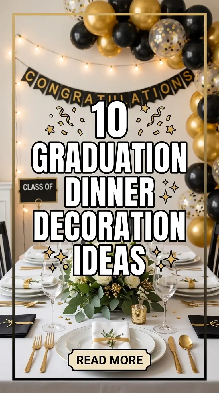 10 Graduation Dinner Decoration Ideas