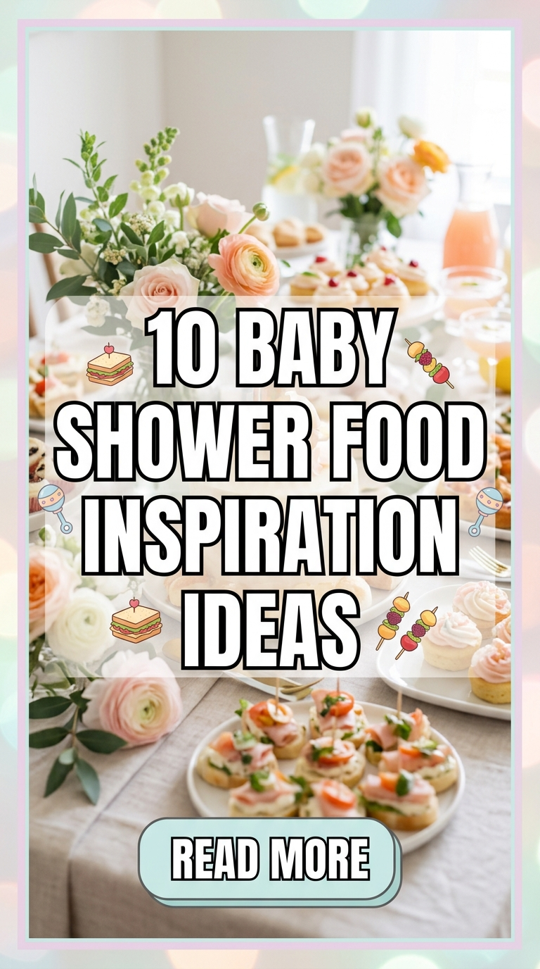 10 Baby Shower Food Inspiration Ideas