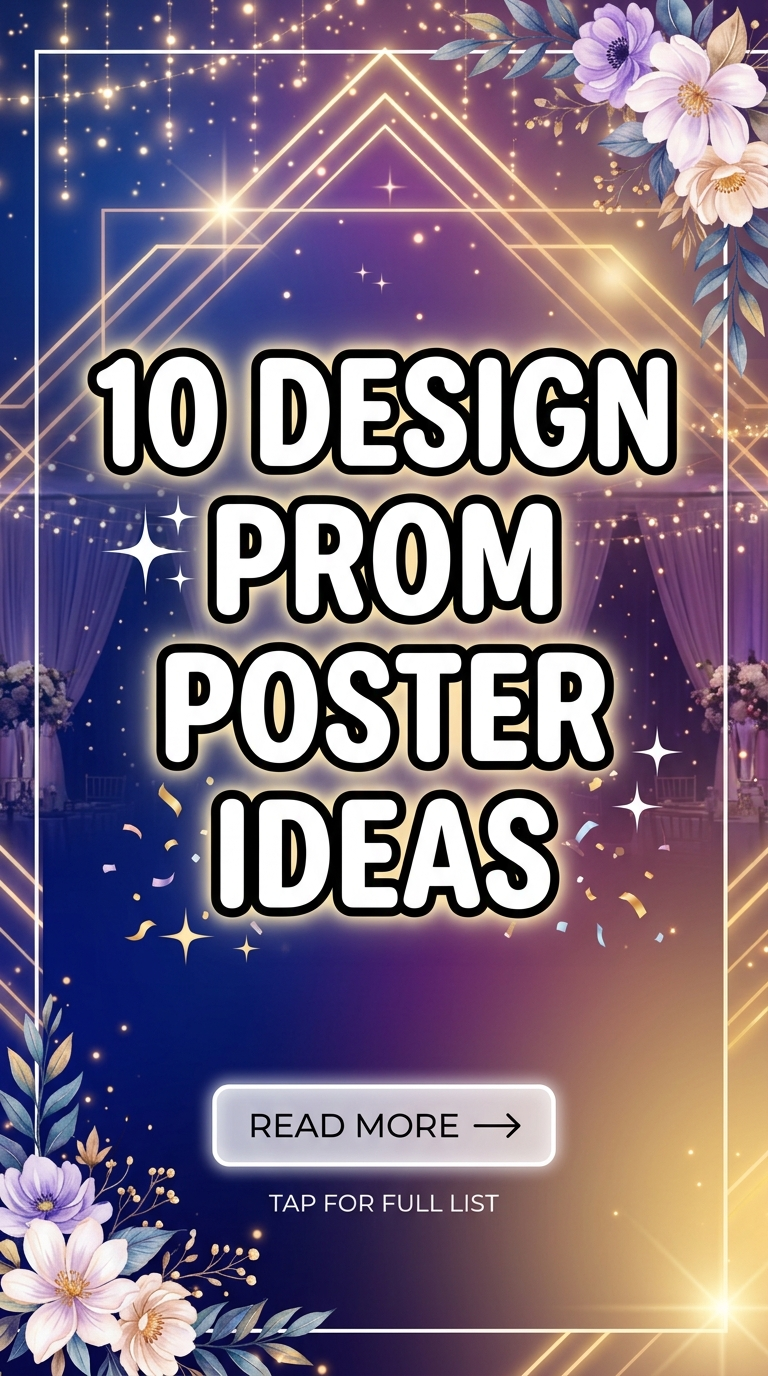 10 Design Prom Poster Ideas