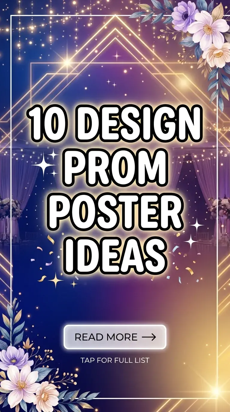 10 Design Prom Poster Ideas