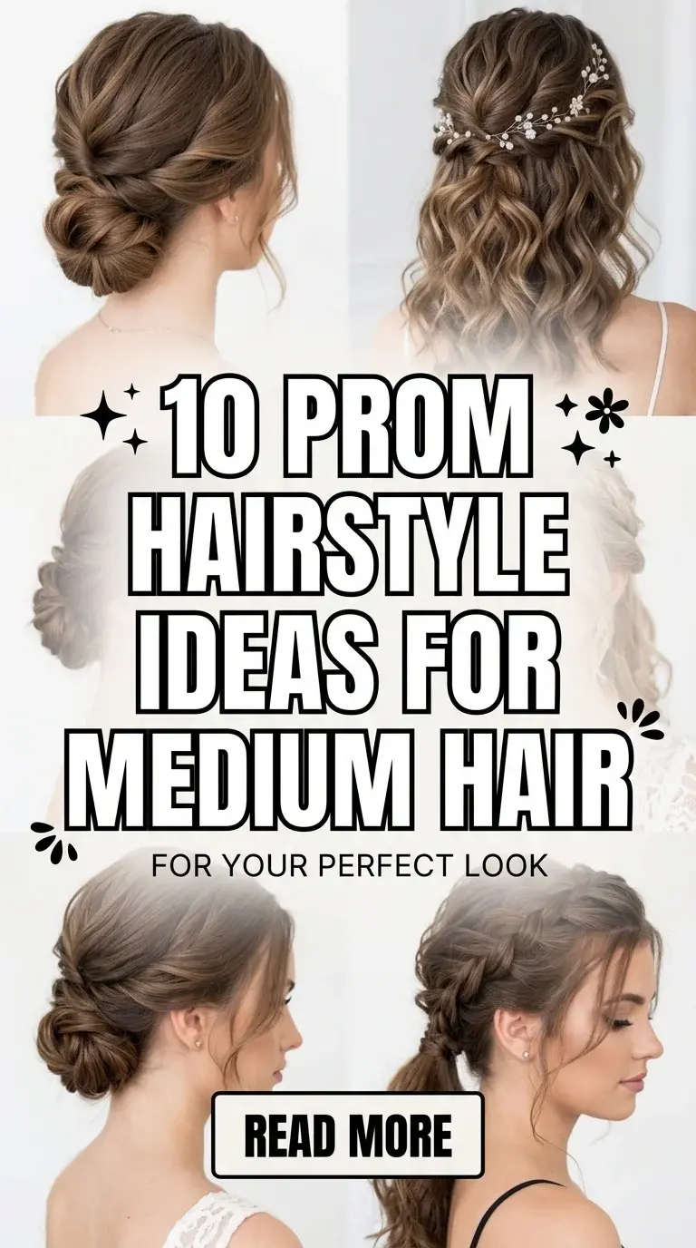 10 Prom Hairstyle Ideas for Medium Hair