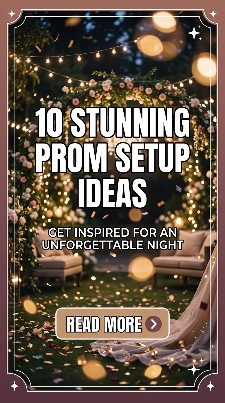 10 Stunning Prom Setup Ideas