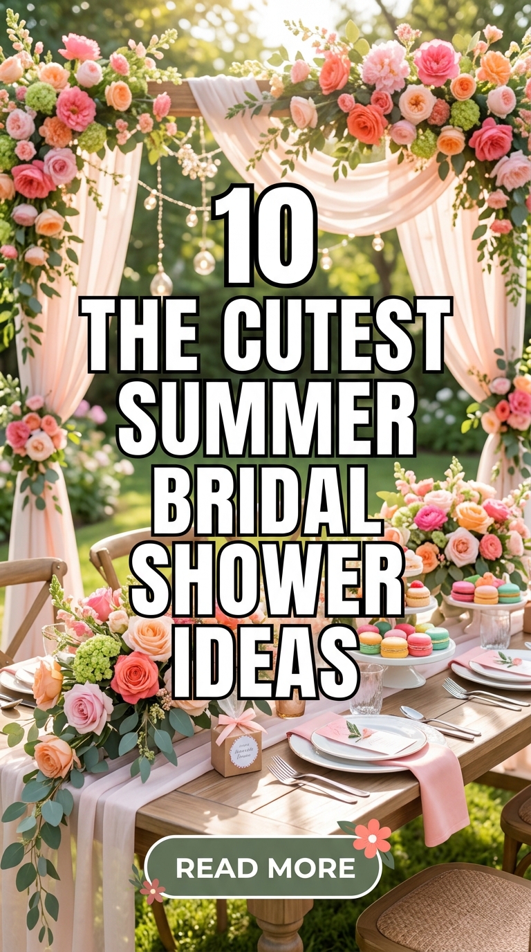 10 The Cutest Summer Bridal Shower Ideas