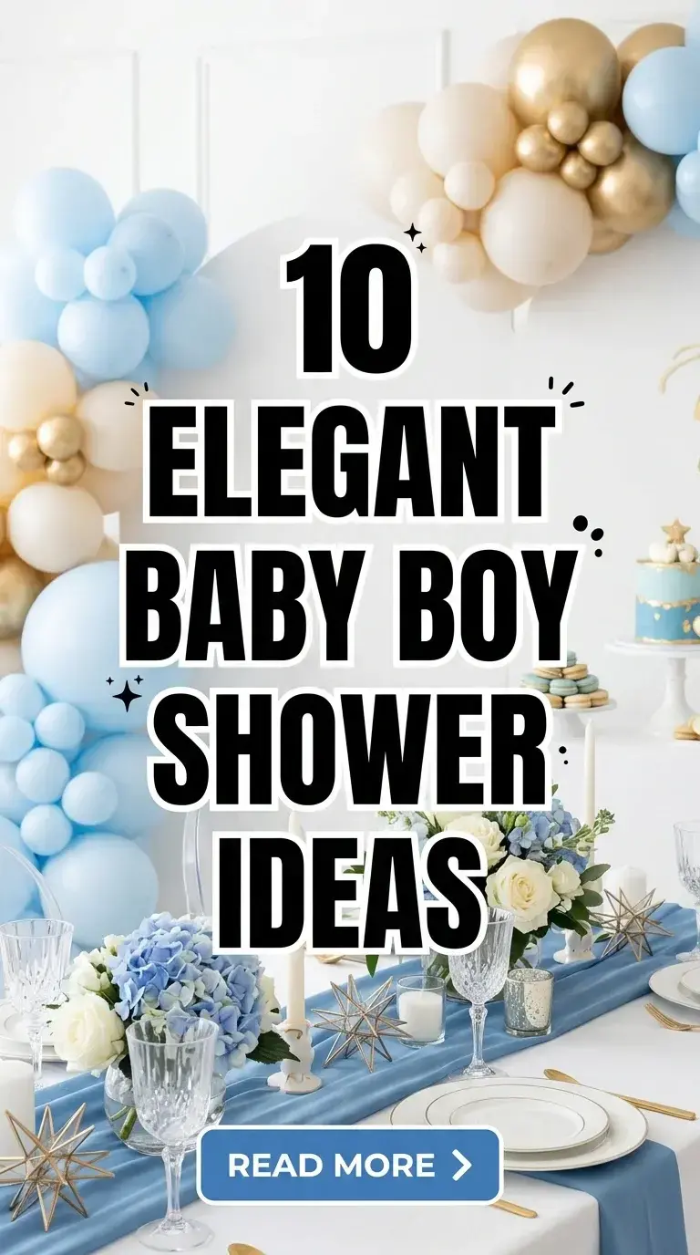 10 Elegant Baby Boy Shower Ideas