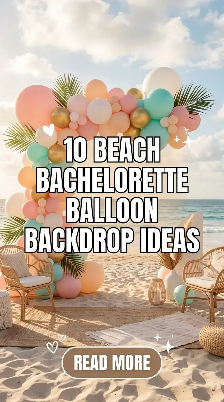 10 Beach Bachelorette Balloon Backdrop Ideas