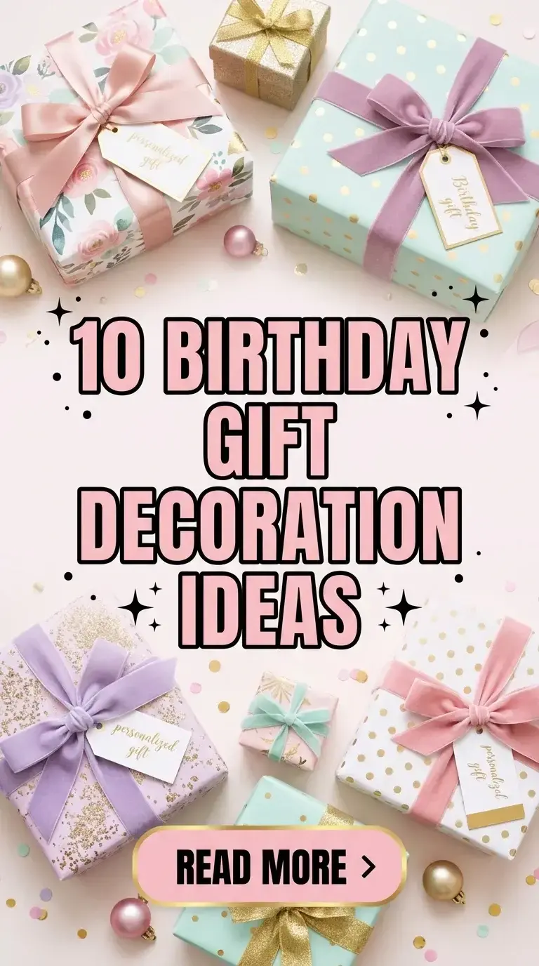 10 Birthday Gift Decoration Ideas