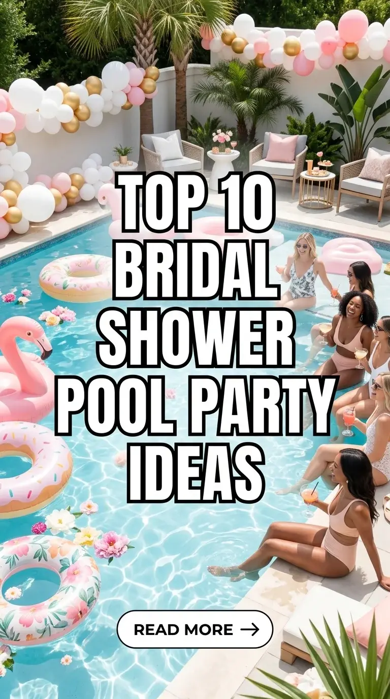 Top 10 Bridal Shower Pool Party Ideas
