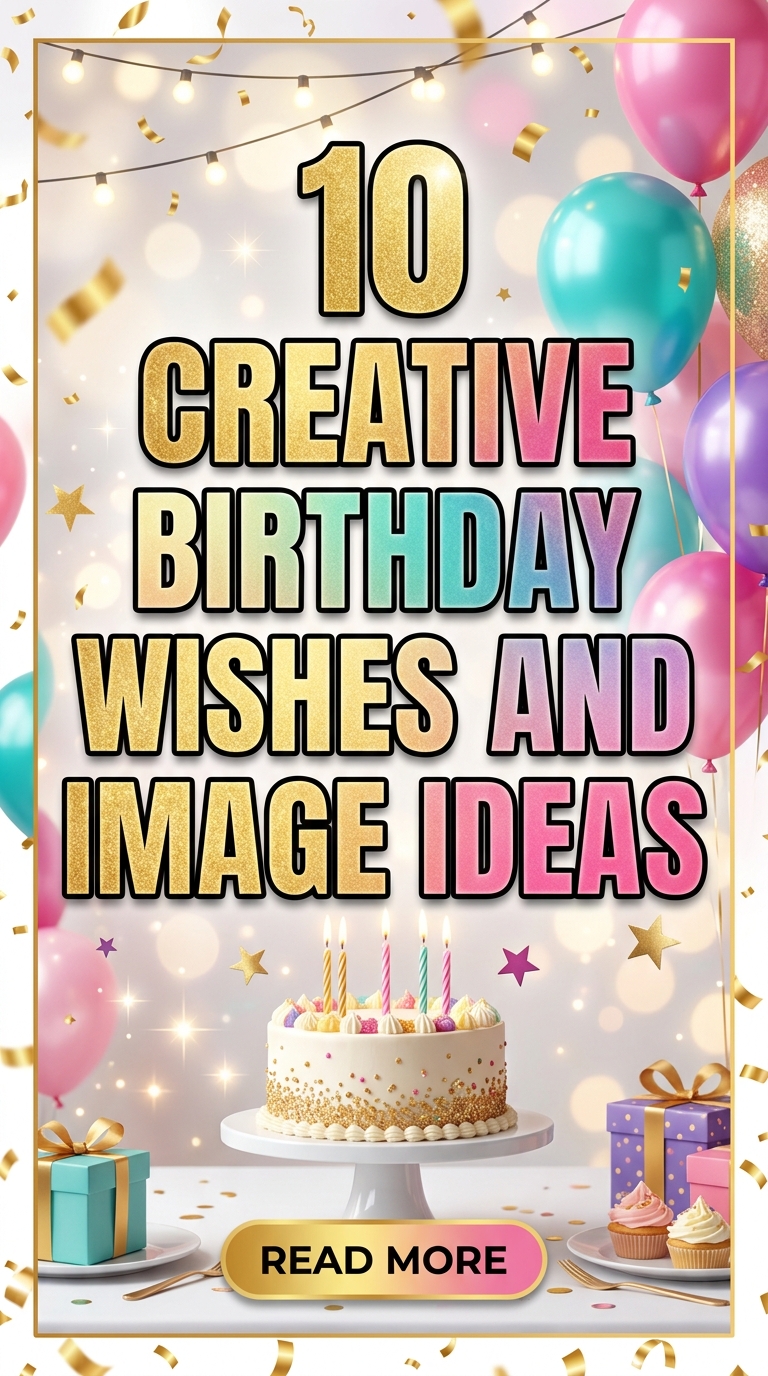 10 Creative Birthday Wishes and Image Ideas