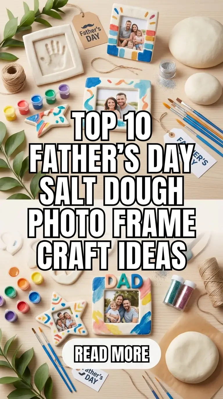 Top 10 Father’s Day Salt Dough Photo Frame Craft Ideas