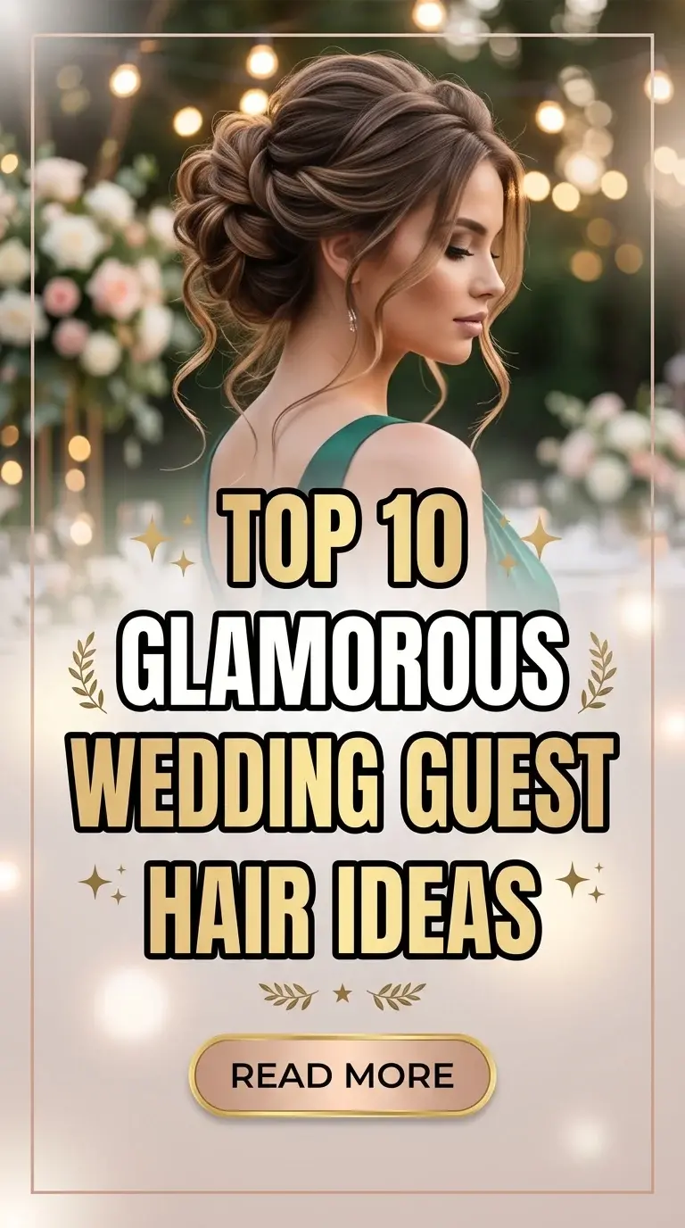 Top 10 Glamorous Wedding Guest Hair Ideas