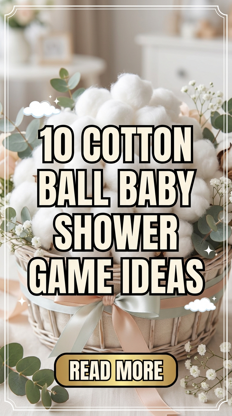 10 Cotton Ball Baby Shower Game Ideas