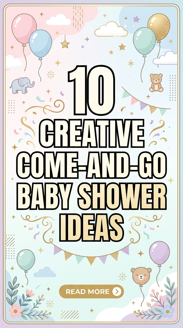 10 Creative Come-and-Go Baby Shower Ideas
