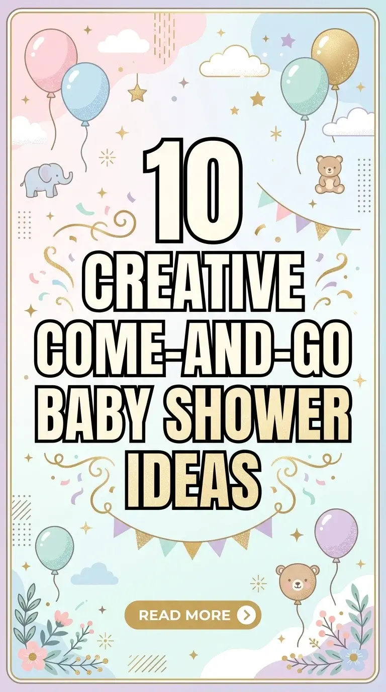 10 Creative Come-and-Go Baby Shower Ideas