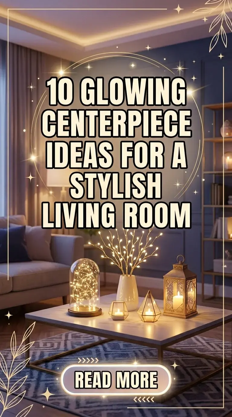 10 Glowing Centerpiece Ideas for a Stylish Living Room