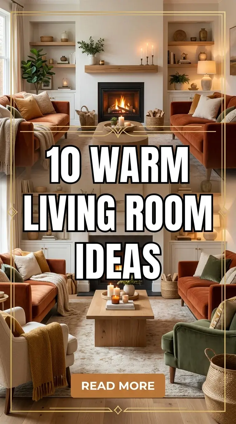 10 Warm Living Room Ideas