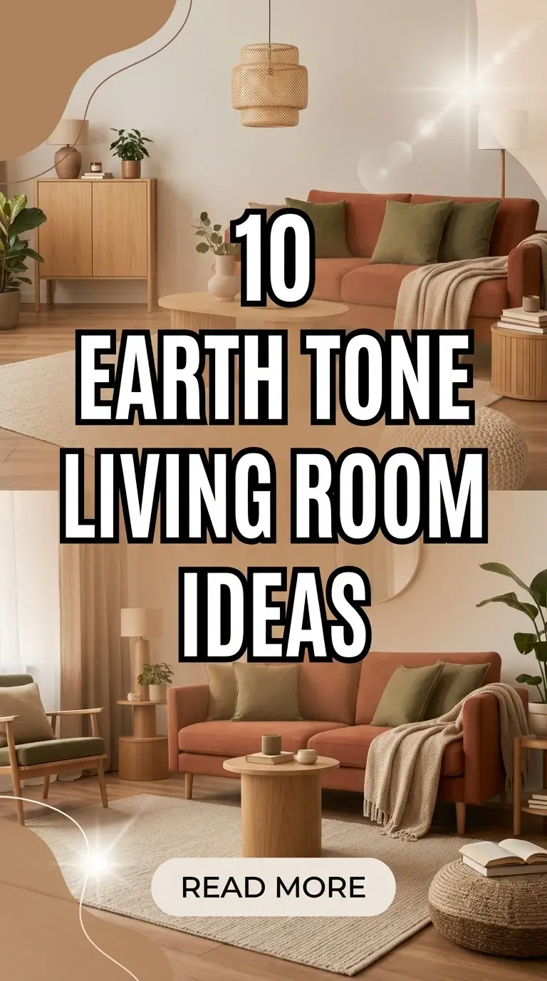 10 Earth Tone Living Room Ideas
