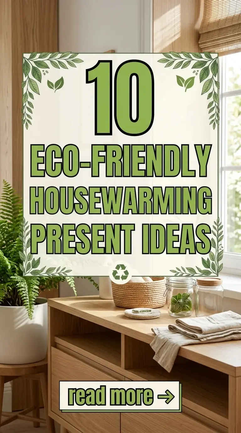 10 Eco-Friendly Housewarming Present Ideas