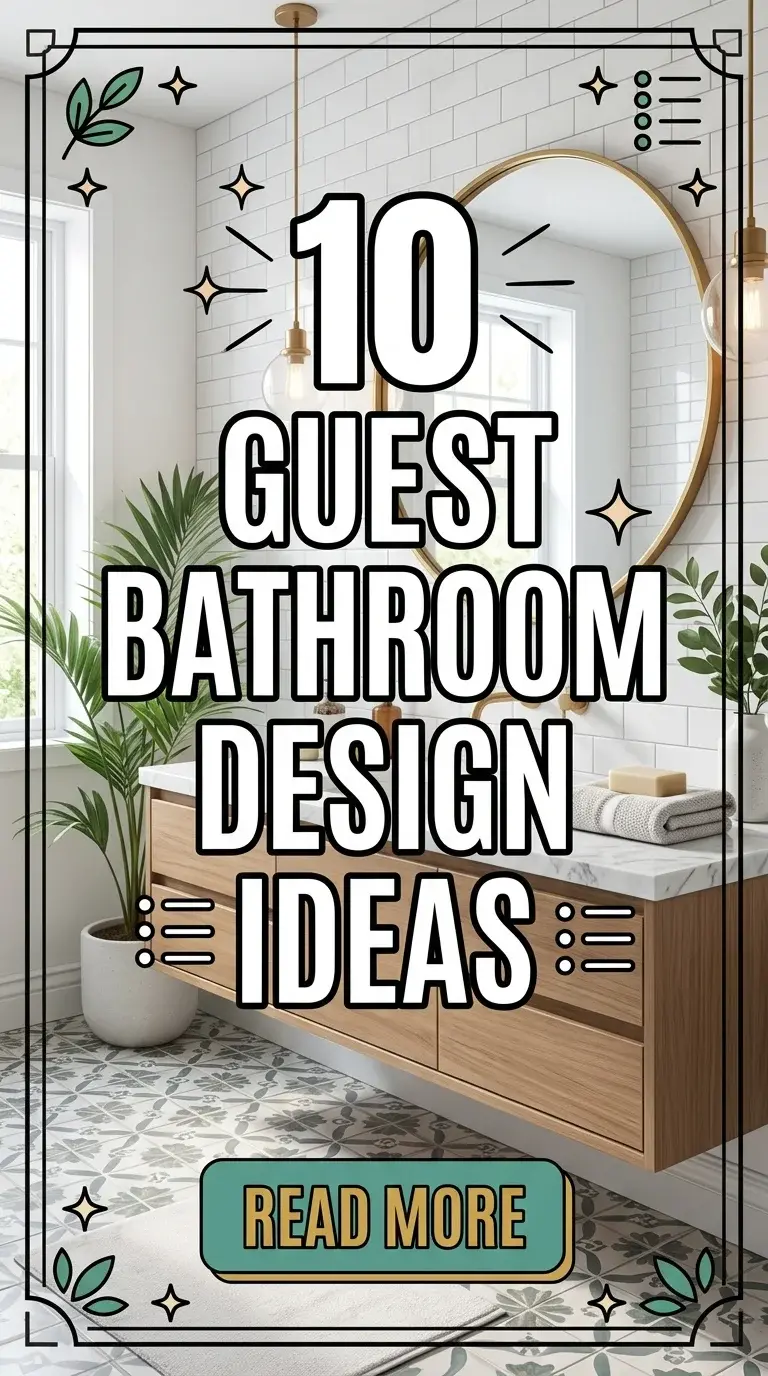 10 Guest Bathroom Design Ideas