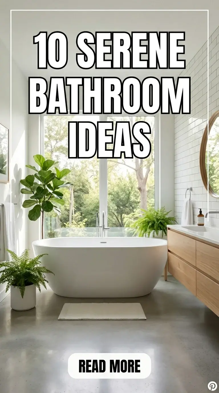10 Serene Bathroom Ideas