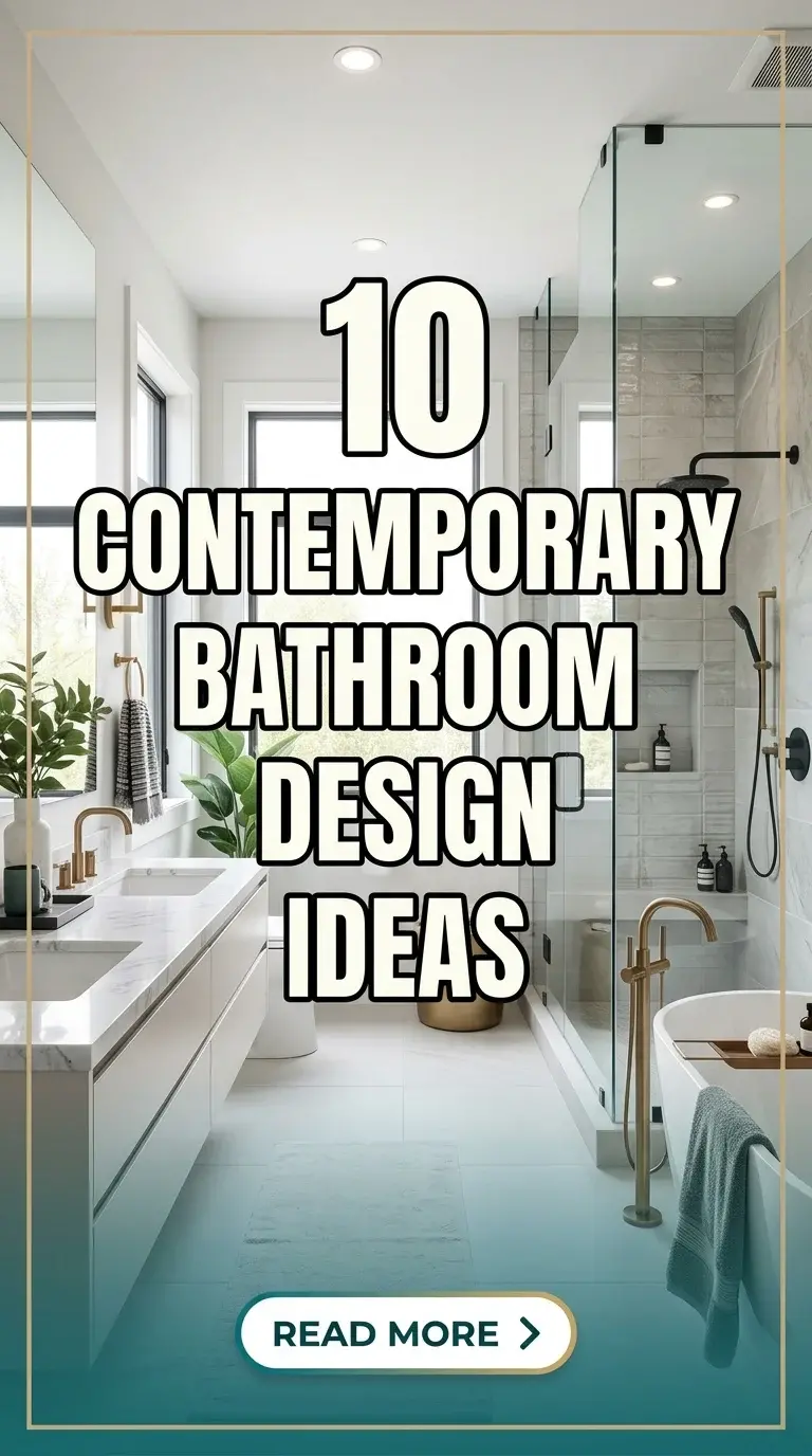 10 Contemporary Bathroom Design Ideas