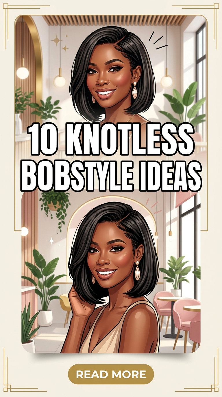10 Knotless Bob Hairstyle Ideas