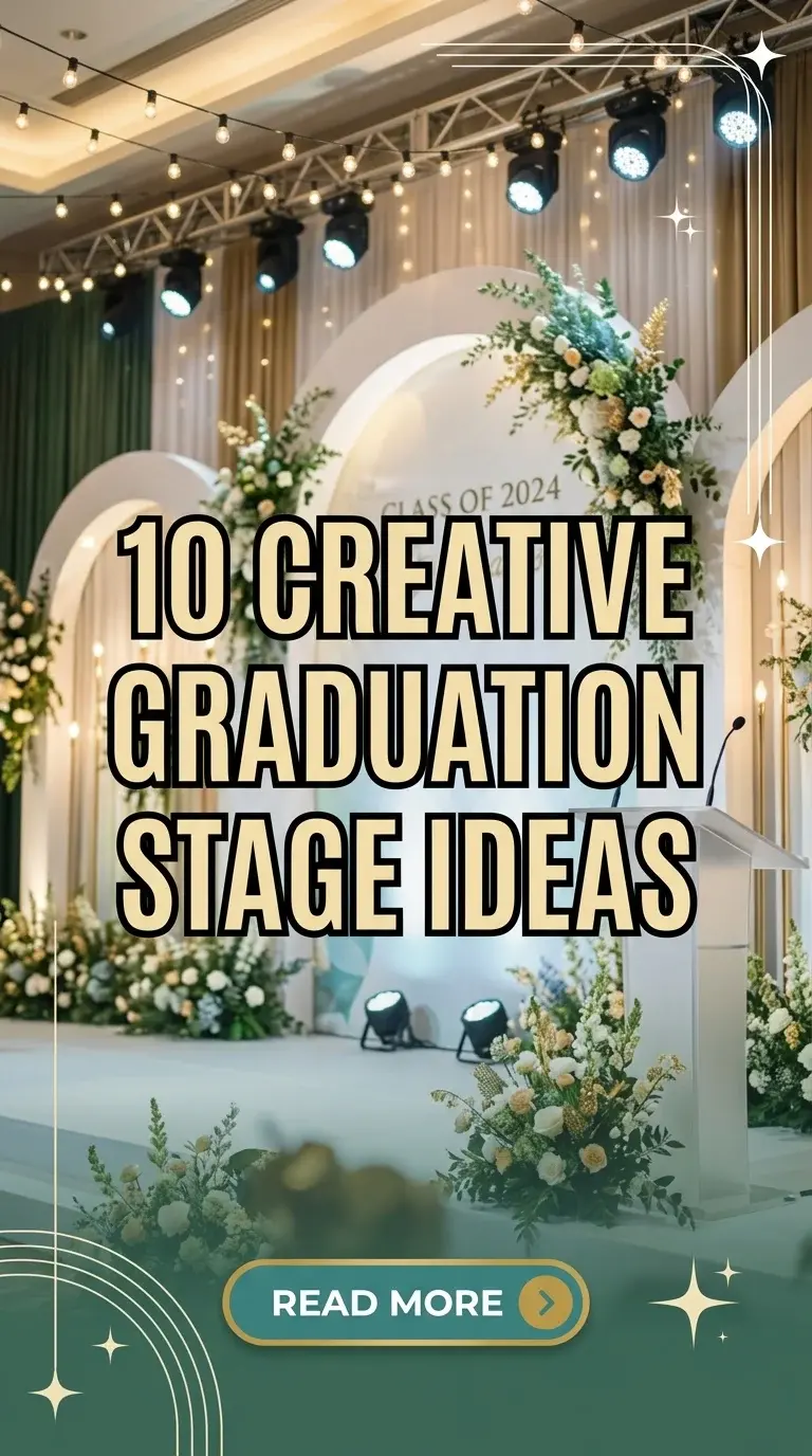 10 Creative Graduation Stage Ideas