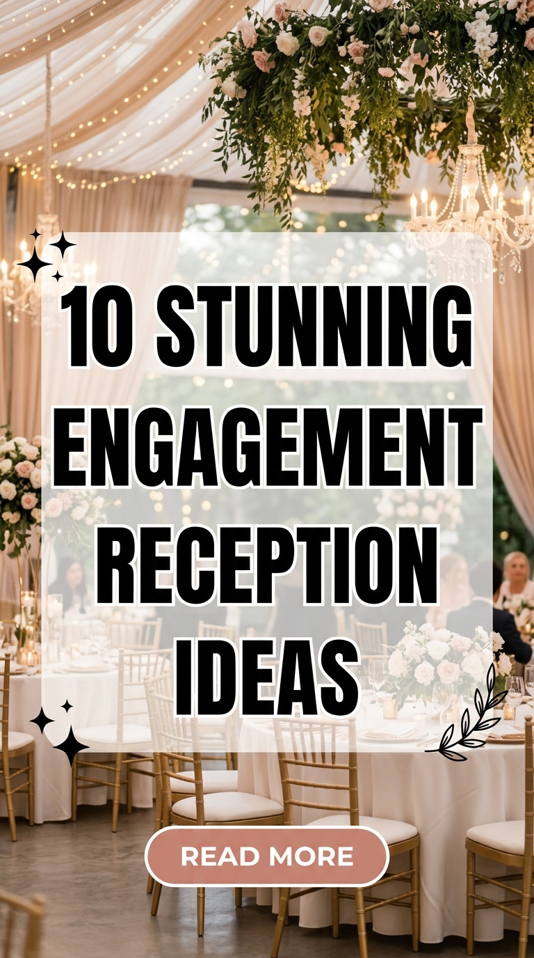 10 Stunning Engagement Reception Ideas