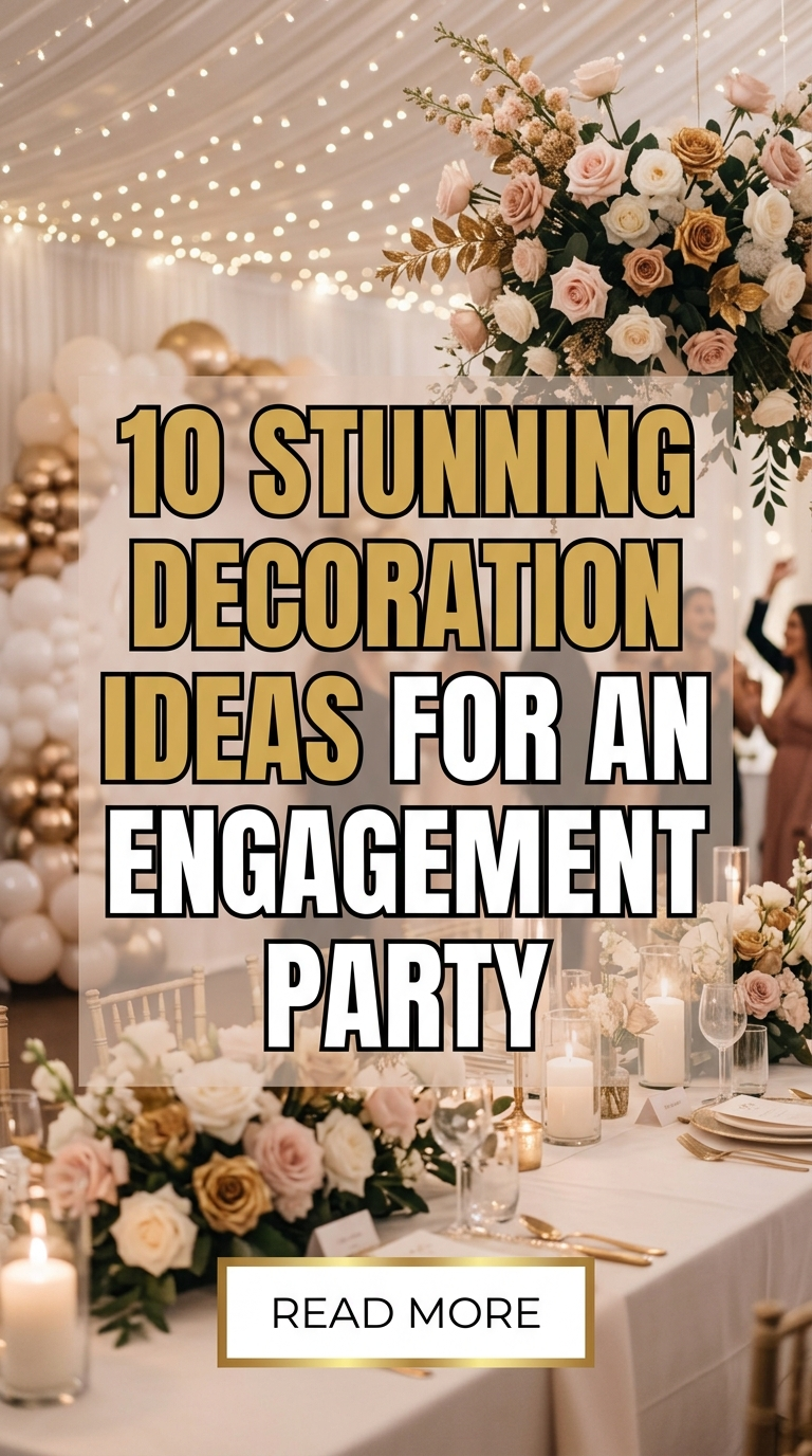 10 Stunning Decoration Ideas for an Engagement Party