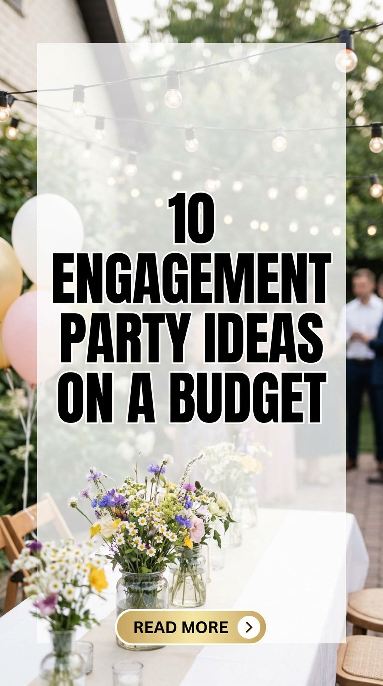 10 Engagement Party Ideas on a Budget