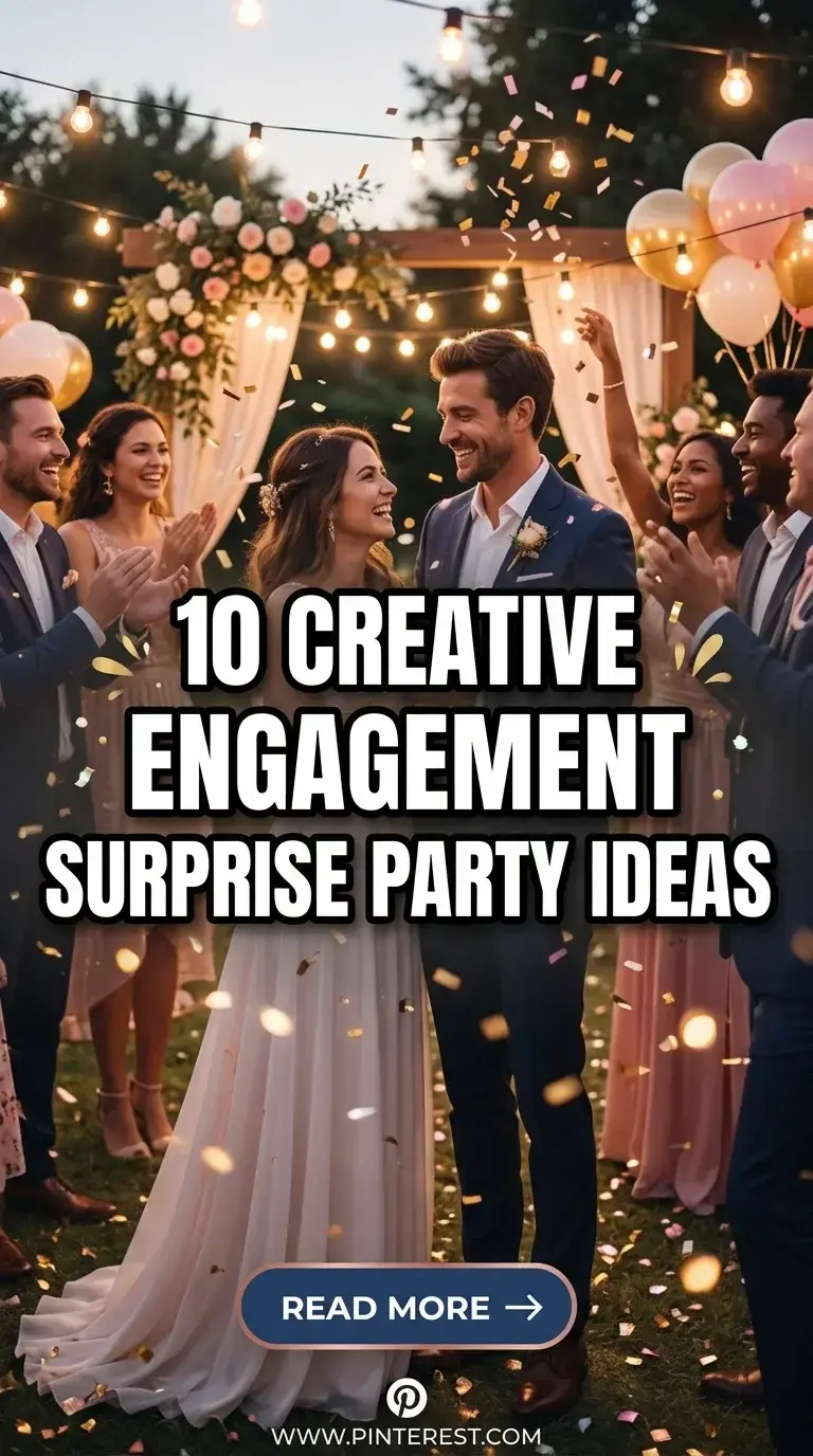 10 Creative Engagement Surprise Party Ideas