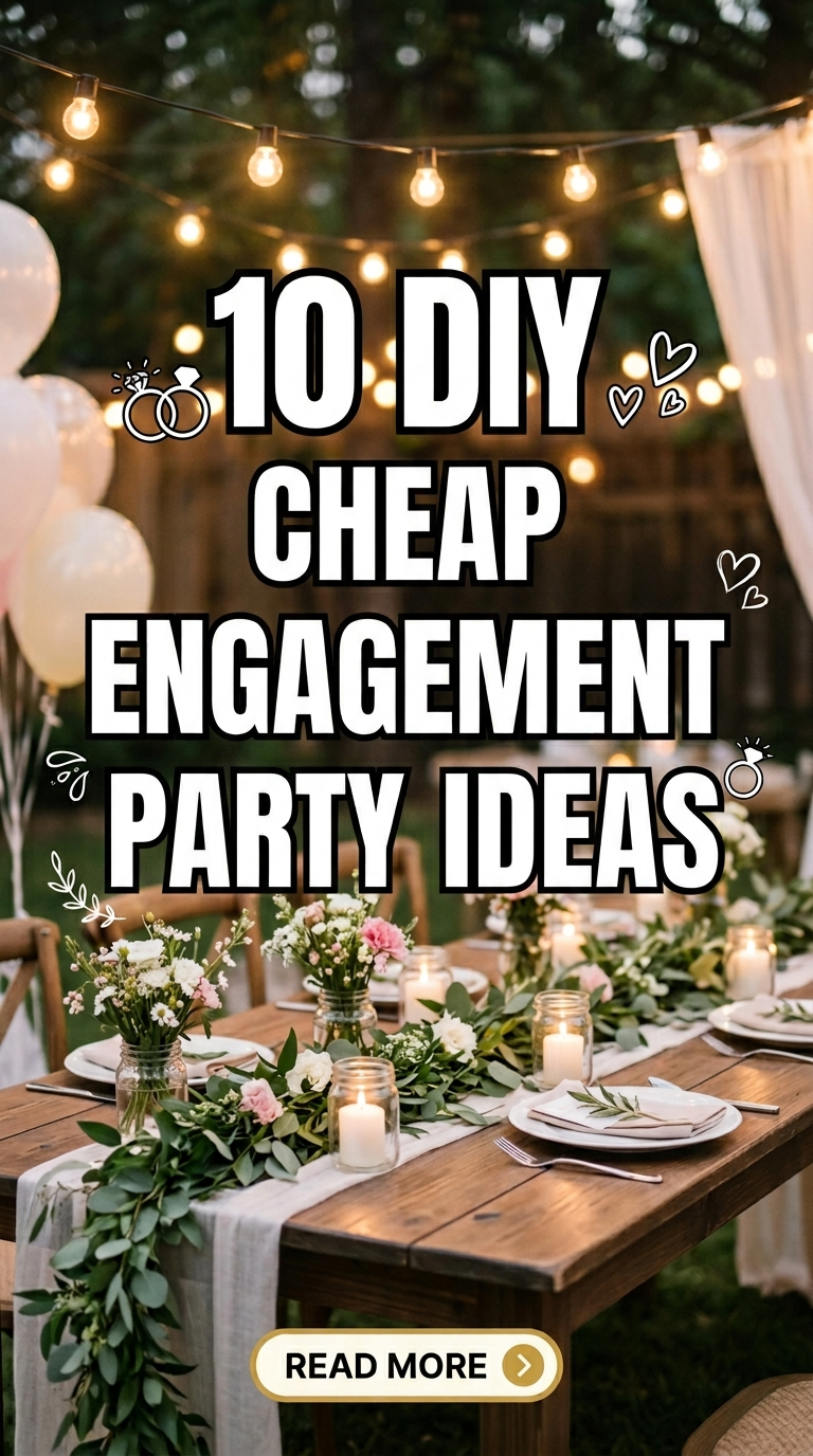 10 DIY Cheap Engagement Party Ideas