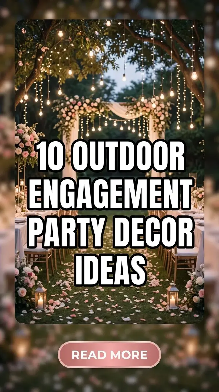 10 Outdoor Engagement Party Decor Ideas