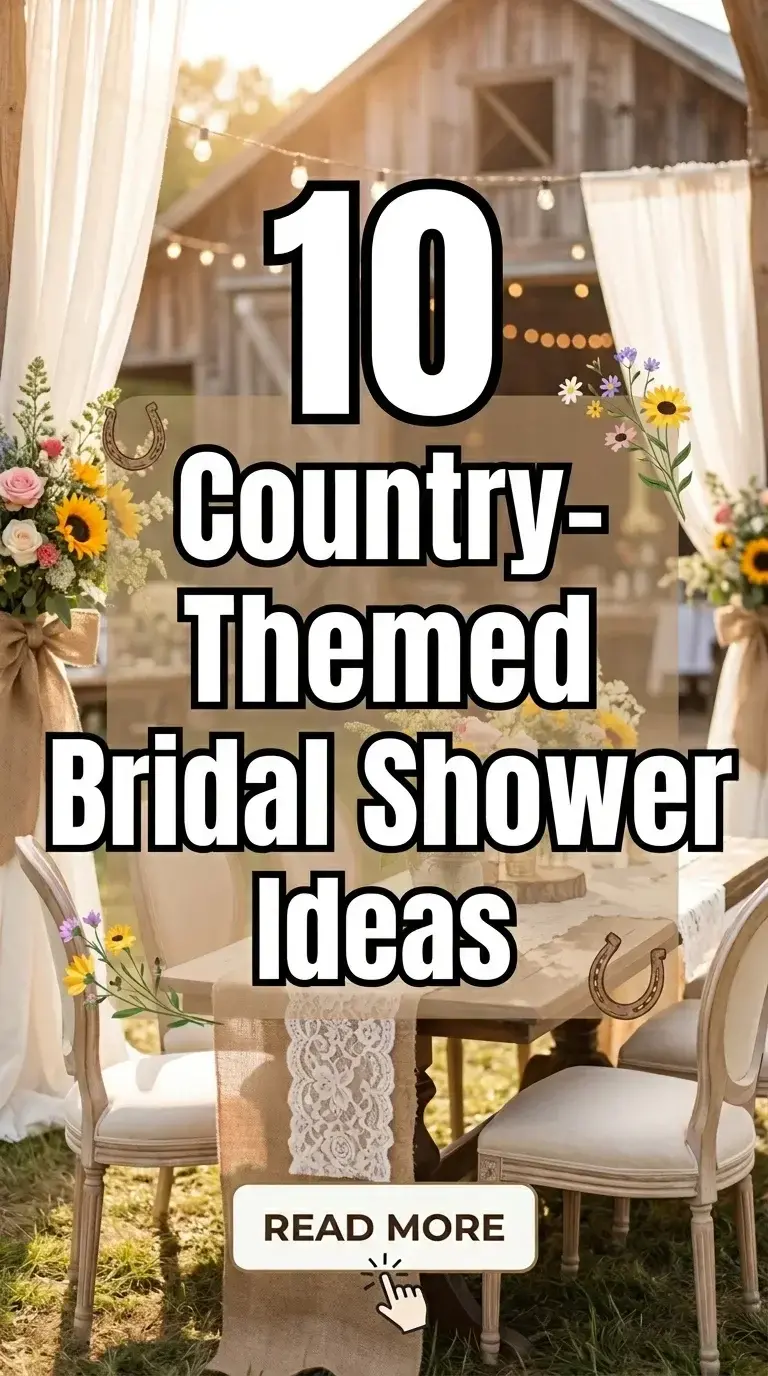 10 Country-Themed Bridal Shower Ideas