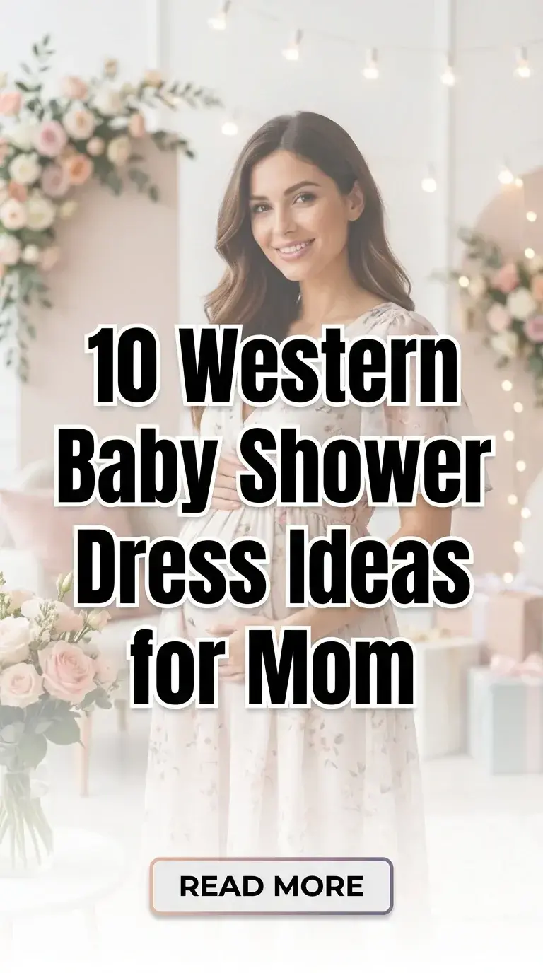 10 Western Baby Shower Dress Ideas for Mom