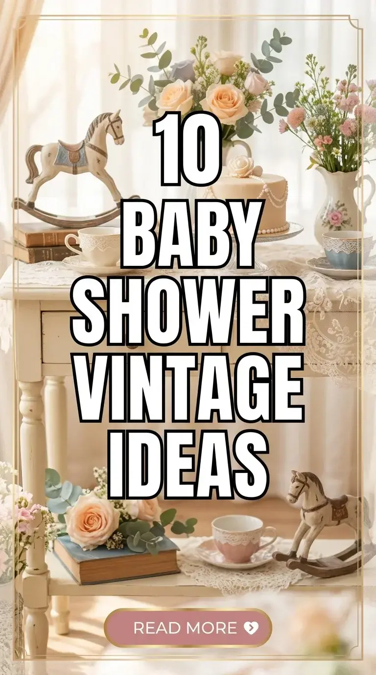 10 Baby Shower Vintage Ideas