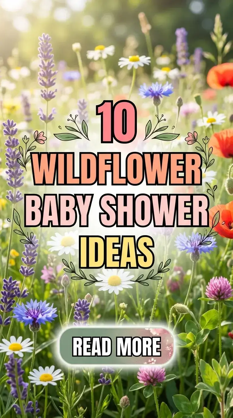 10 Wildflower Baby Shower Ideas