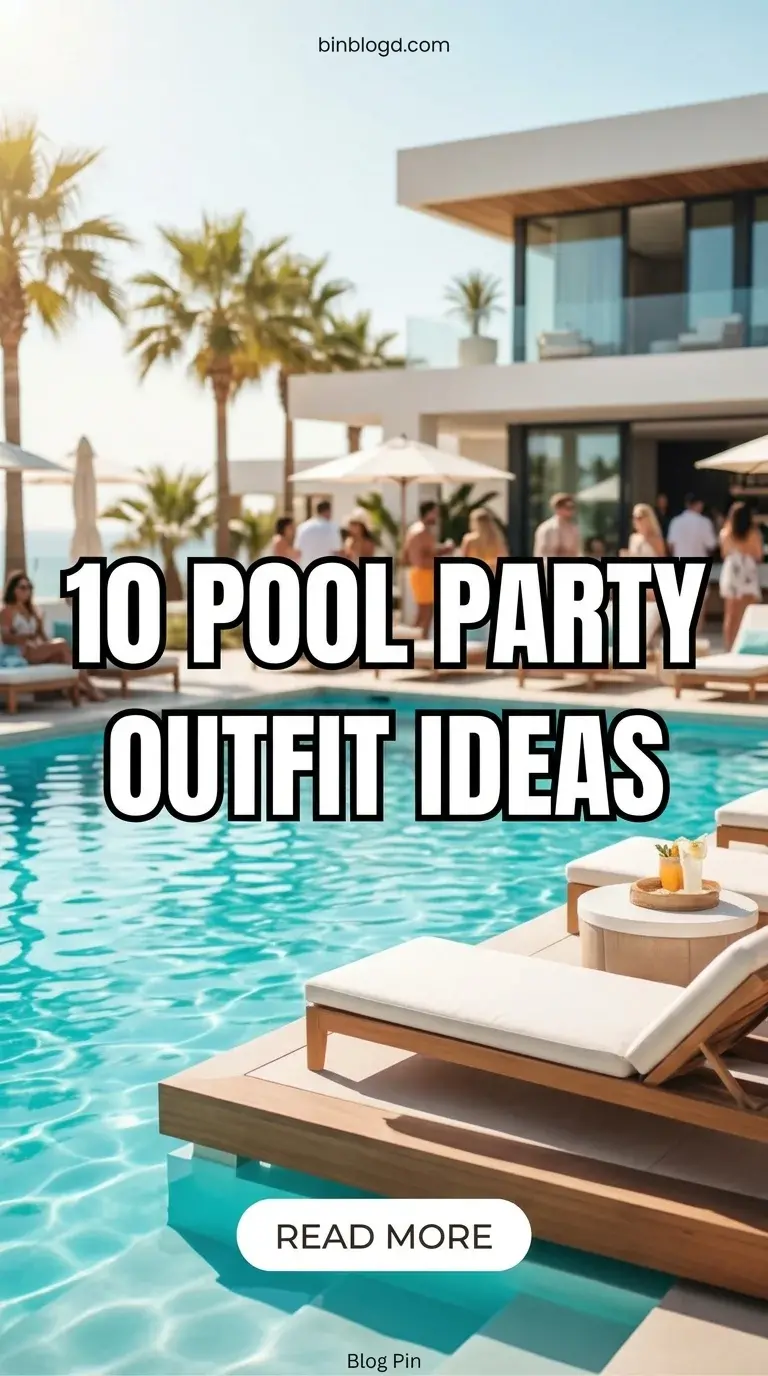 10 Pool Party Outfit Ideas
